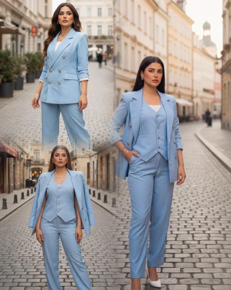 double breated blazer